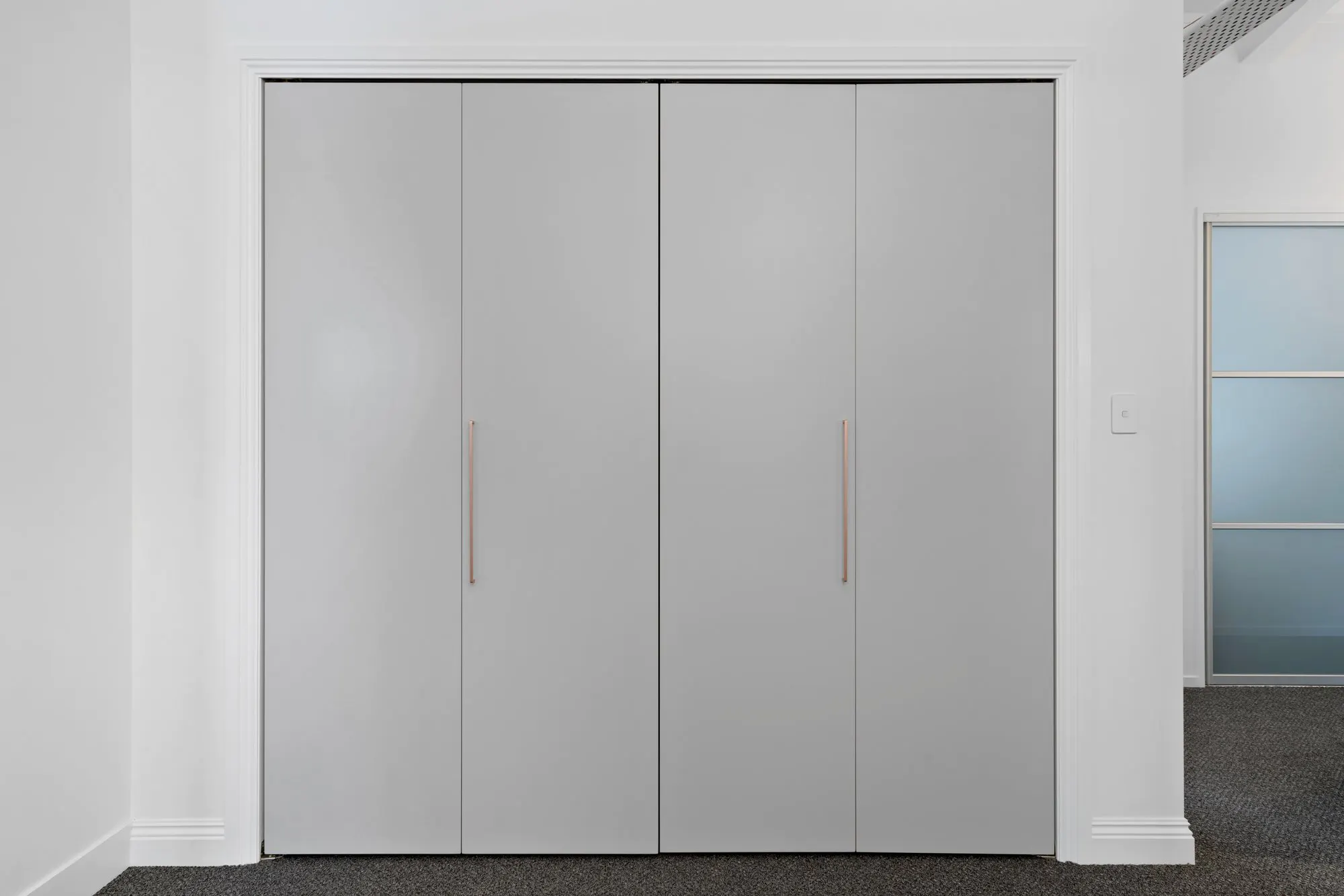 Flush Panel bi-fold Wardrobe Doors