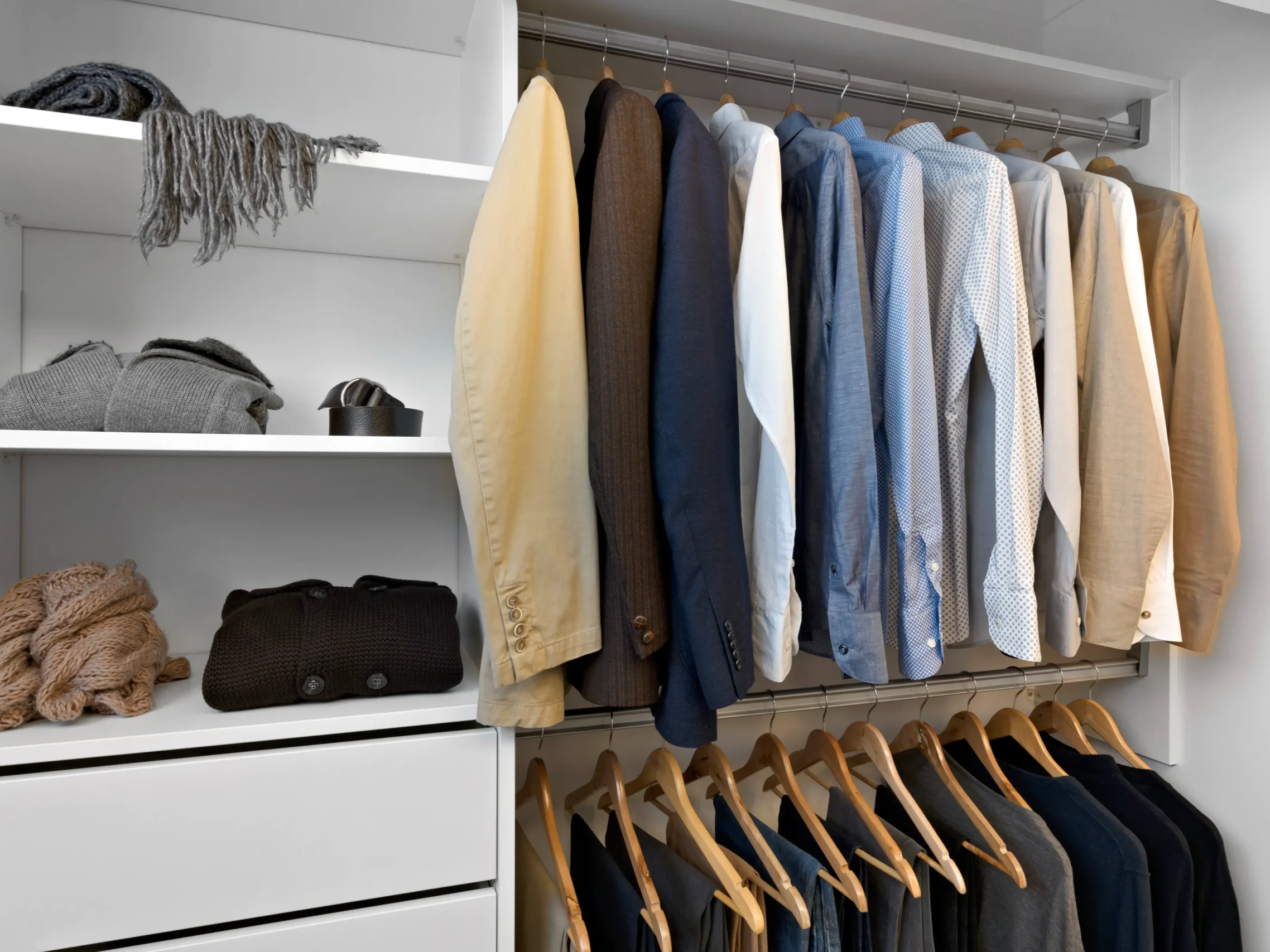 Select wall-hung reach in wardrobe