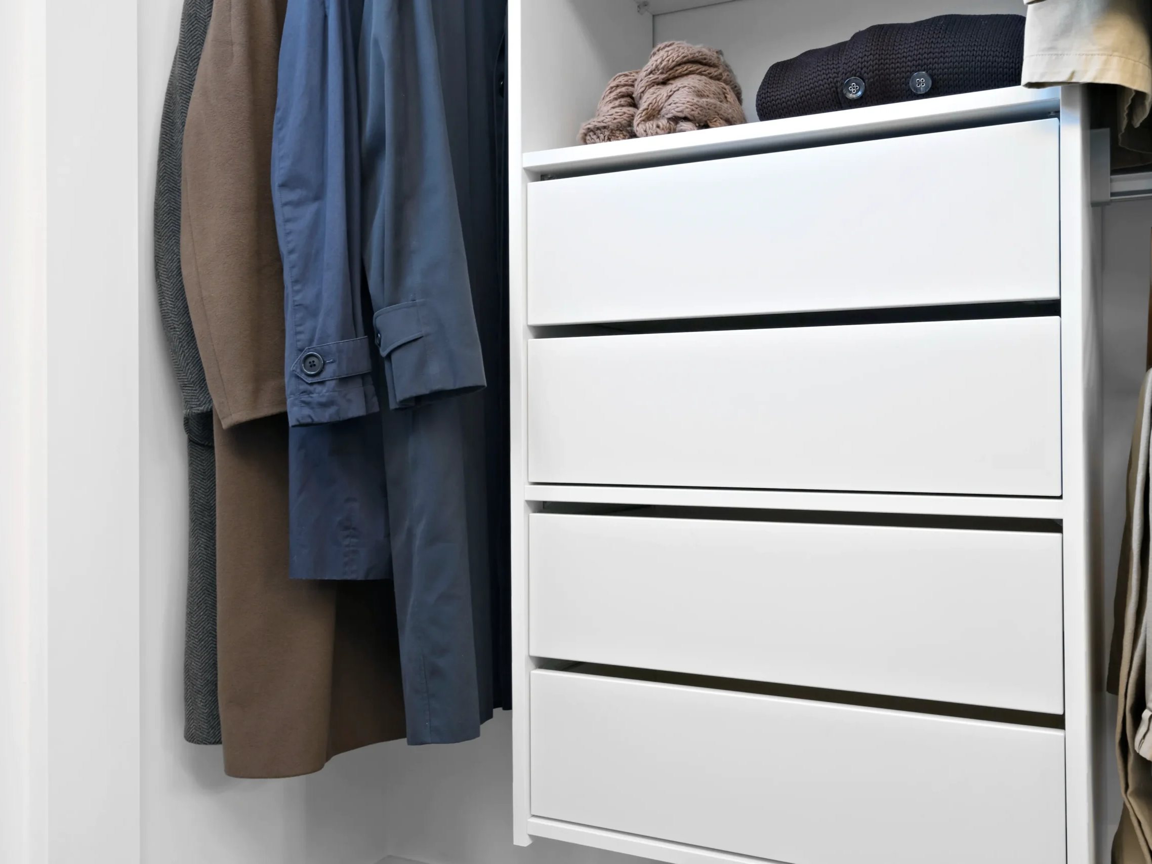 Select wall-hung reach in wardrobe