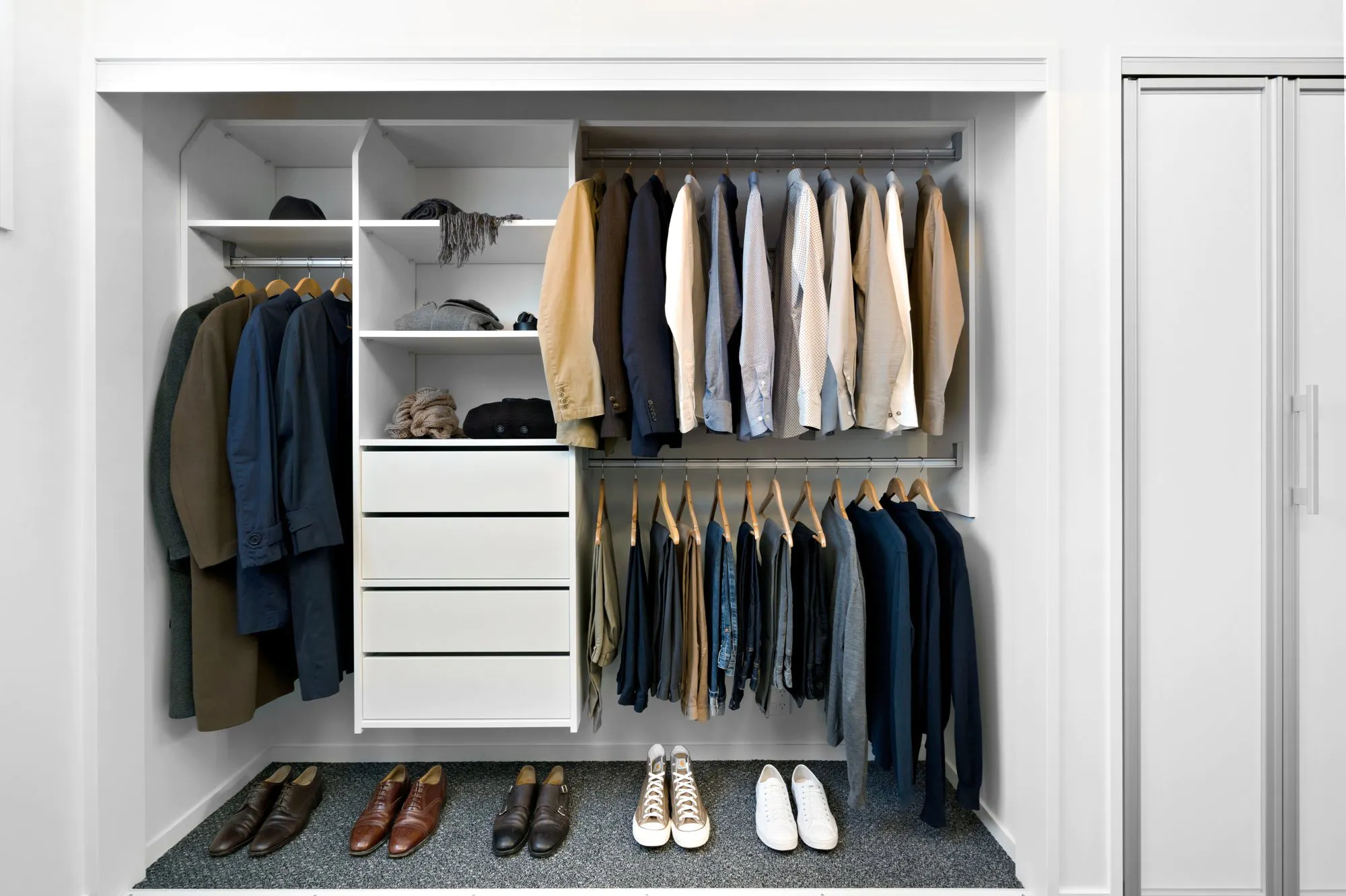Select wall hung reach-in Wardrobes