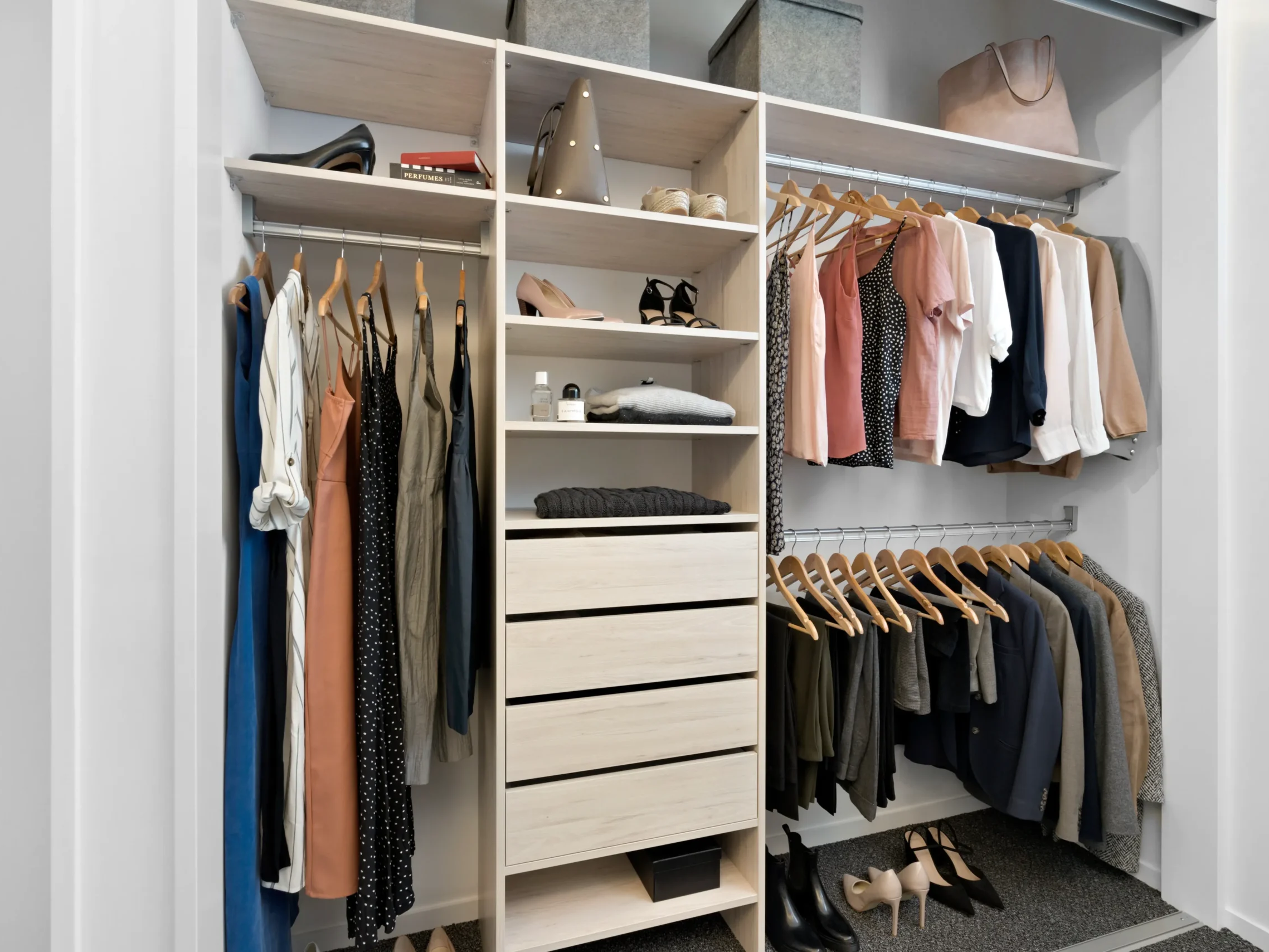 Flex wardrobe organiser system